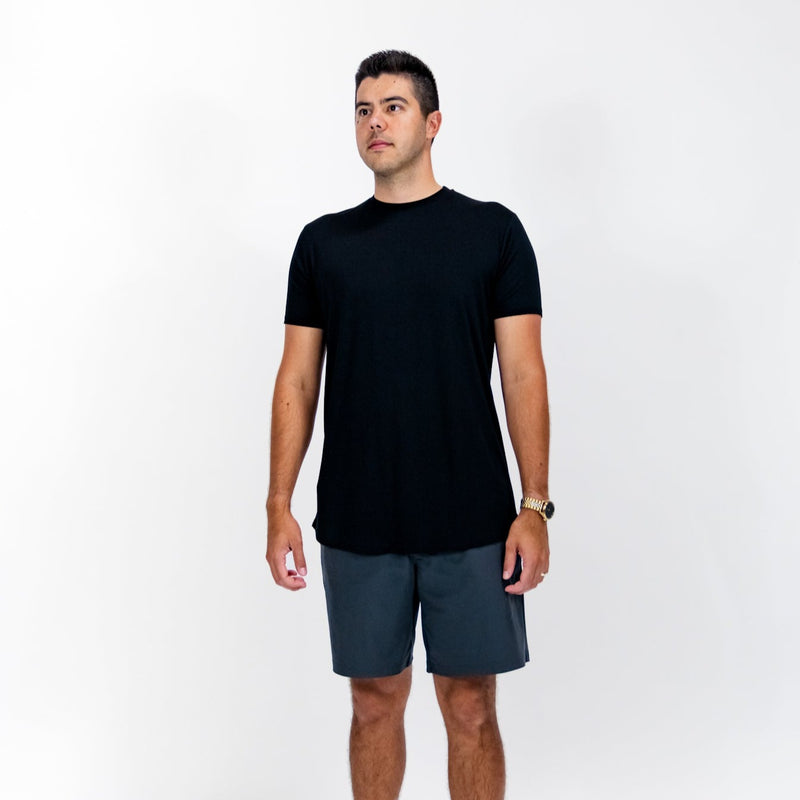Nick Tee Black, replacement performance tee | PILLAR