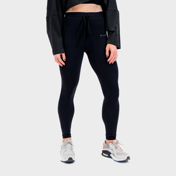 Jenni Legging in Black, flat seam high rise legging | PILLAR