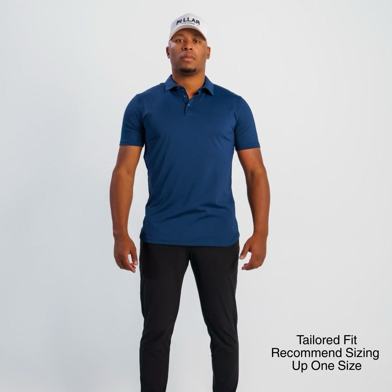 Tom Polo in navy, a golf gift under fifty dollars | PILLAR